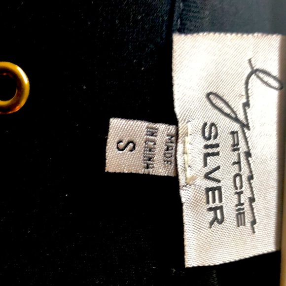 Lynn Ritchie metallic gold tunic. Size small. - Picture 4 of 4